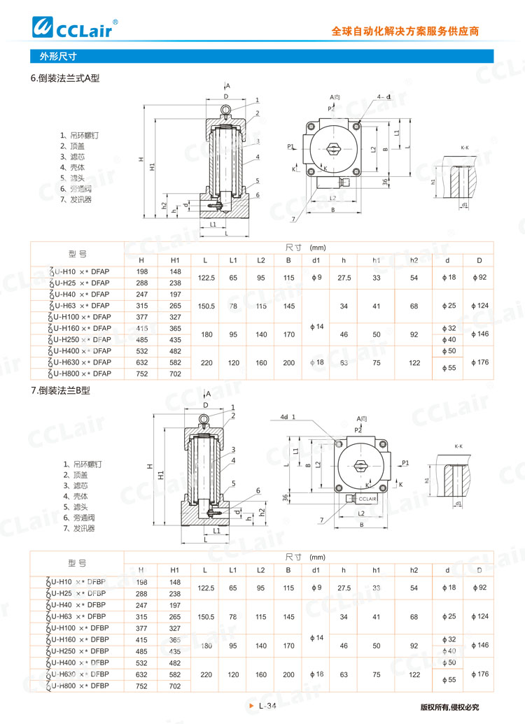 ZU-H、QU-H系列壓力管路過濾器-6