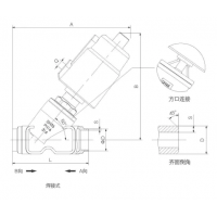 DIN11580-1/2/3,ISO4200/20371,DIN3239,ASME-BPE，焊接不銹鋼和鋁氣缸角座閥