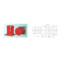 QS-HS3-4160/5200/5220/8130/9750/14400，QS-HS3-740/940/1270/1480/1990/2540/3260，QS-HS3-28/40/60/65/100/130/150/200/290/330/460/600， QS-HS3型聚氨酯緩沖器