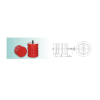 QS-HS1-600/740/940/1270/1480/1990/2540/3260/5200，QS-HS1-28/40/60/65/100/130/150/220/290/360/470，QS-HS1型聚氨酯緩沖器